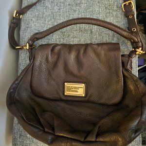 Marc Jacobs Lil Ukita Leather Bag - Espresso Brown